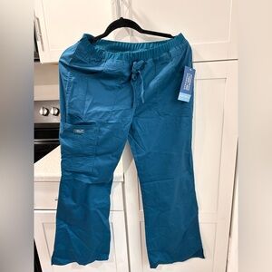 Teal scrub pants